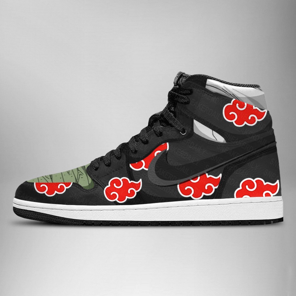 Naruto Akatsuki Zetsu AJ1 High Top Shoes - Sneakatelier