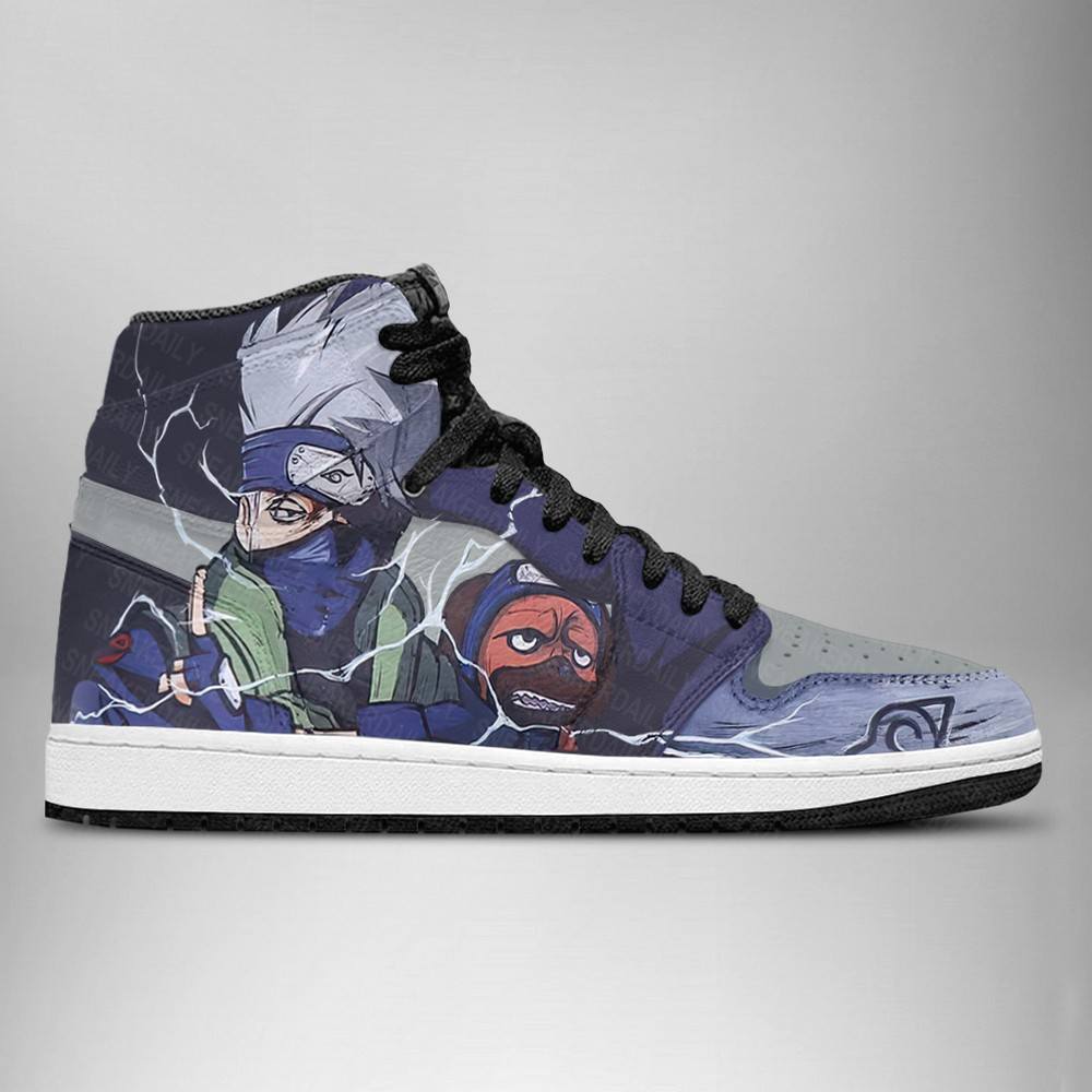 Naruto Kakashi AJ1 High Top Shoes Version 2 - Sneakatelier