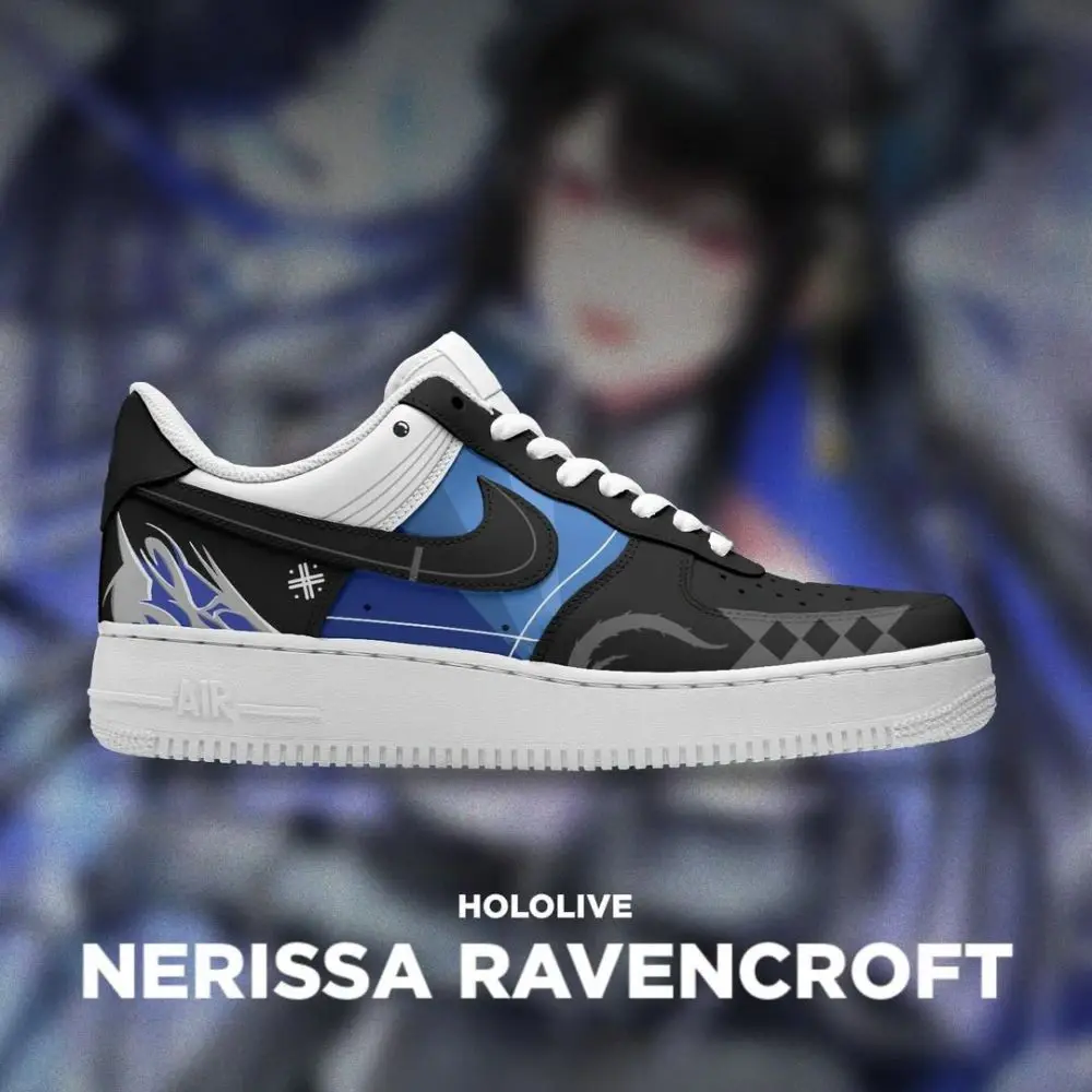 Nerissa Ravencroft Hololive Low Top Shoes - Shoesmates Nerissa Ravencroft Hololive Low Top Shoes - Sneakatelier Sneakatelier