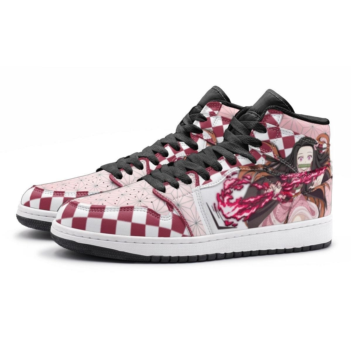 Nezuko Demon Slayer J1 High Top Shoes SMDMSL2 - Shoesmates Nezuko Demon Slayer J1 High Top Shoes SMDMSL2 - Sneakatelier Sneakatelier