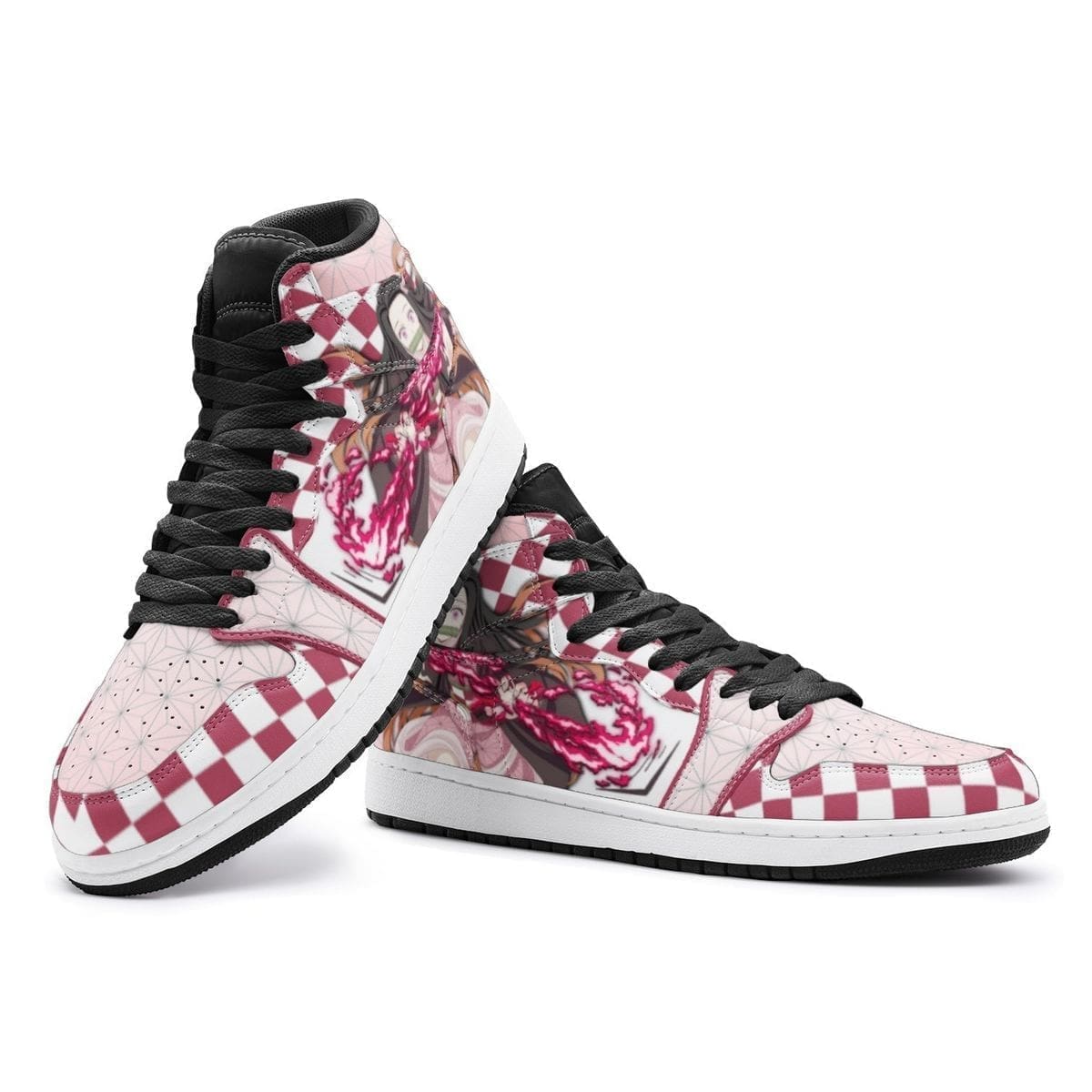 Nezuko Demon Slayer J1 High Top Shoes SMDMSL2 - Shoesmates Nezuko Demon Slayer J1 High Top Shoes SMDMSL2 - Sneakatelier Sneakatelier