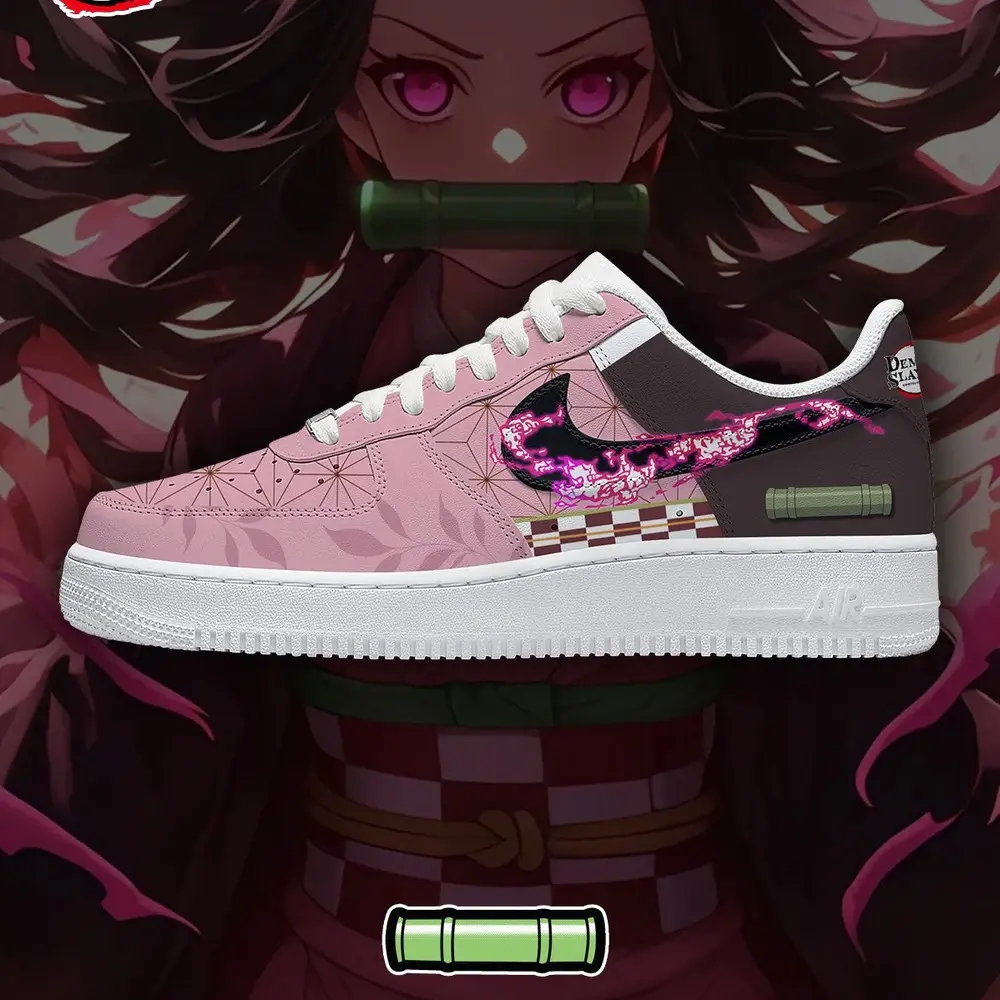 Nezuko Limited Demon Slayer Low Top Shoes - Sneakatelier