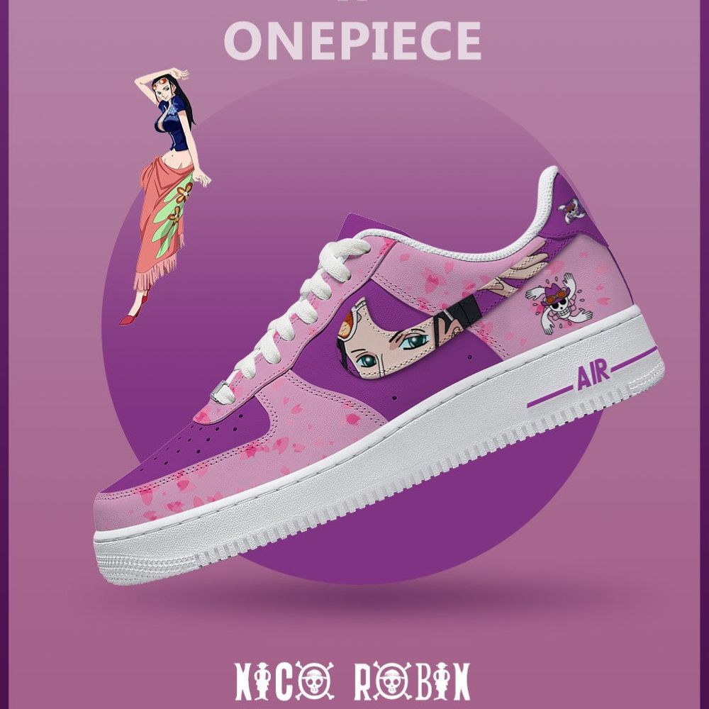 Nico Robin One Piece AF1 Shoes - Shoesmates Nico Robin One Piece AF1 Shoes - Sneakatelier Sneakatelier