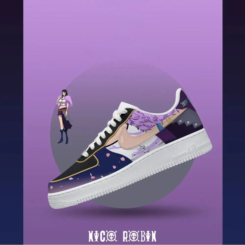 Nico Robin V.2 One Piece Limited Custom Low Top Shoes - Sneakatelier