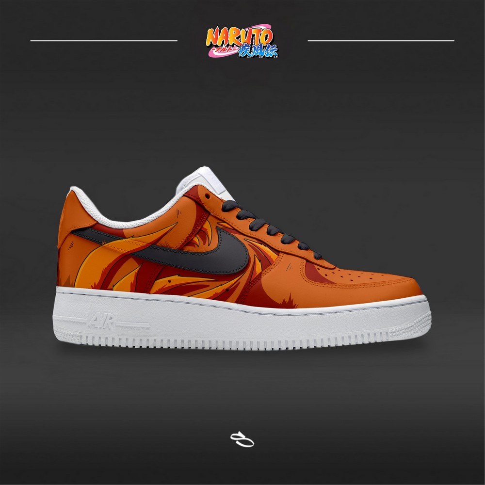 Nine-Tails Bijuu Kurama Naruto AF1 Shoes - Sneakatelier