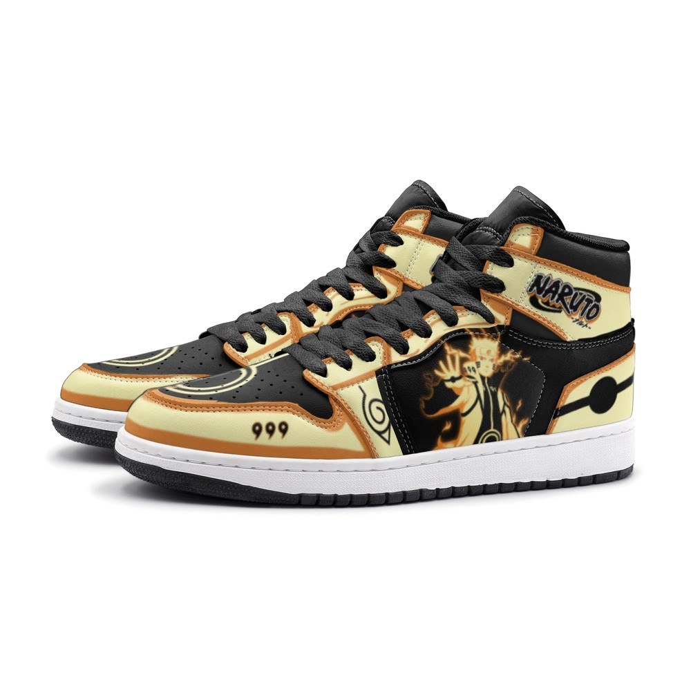 Nine-Tails Chakra Mode Naruto Shippuden Air Jordan 1 High Top Shoes - Shoesmates Nine-Tails Chakra Mode Naruto Shippuden Air Jordan 1 High Top Shoes - Sneakatelier Sneakatelier