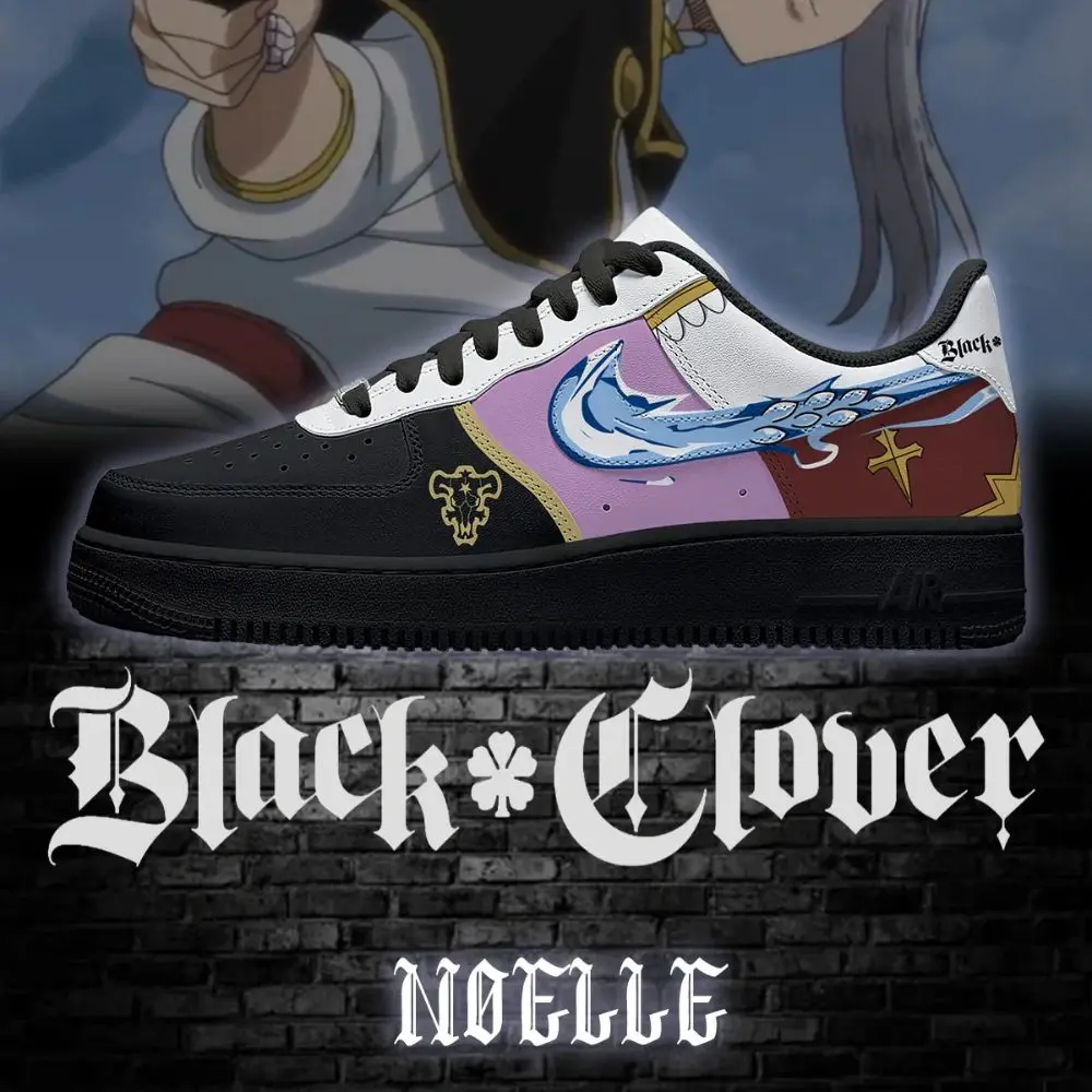 Noelle Black Clover Limited Low Top Shoes - Sneakatelier