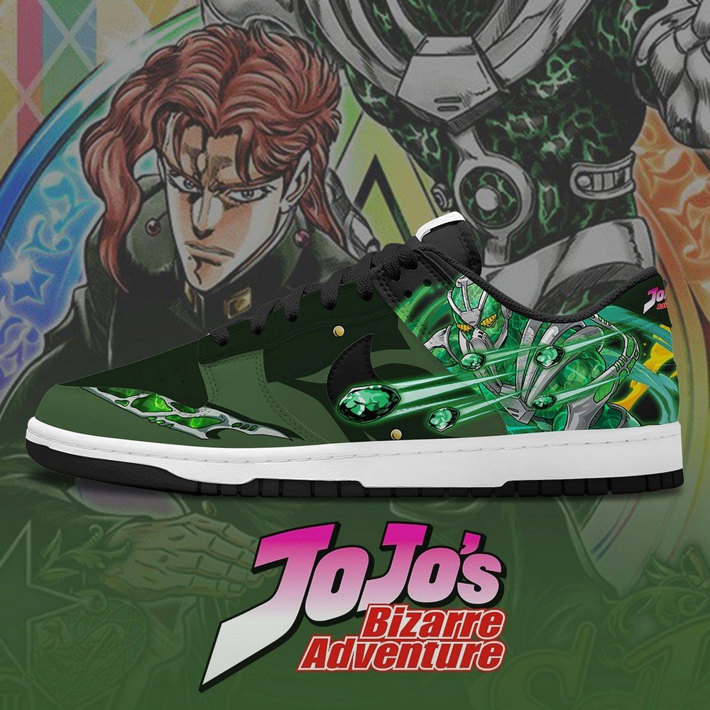 Noriaki Kakyoin V.2 Limited Low Top Sneakers - Shoesmates Noriaki Kakyoin V.2 Limited Low Top Sneakers - Sneakatelier Sneakatelier