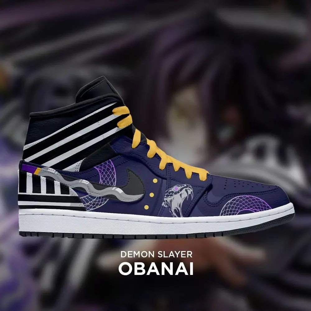 Obanai Exclusive Demon Slayer High Top Shoes - Sneakatelier