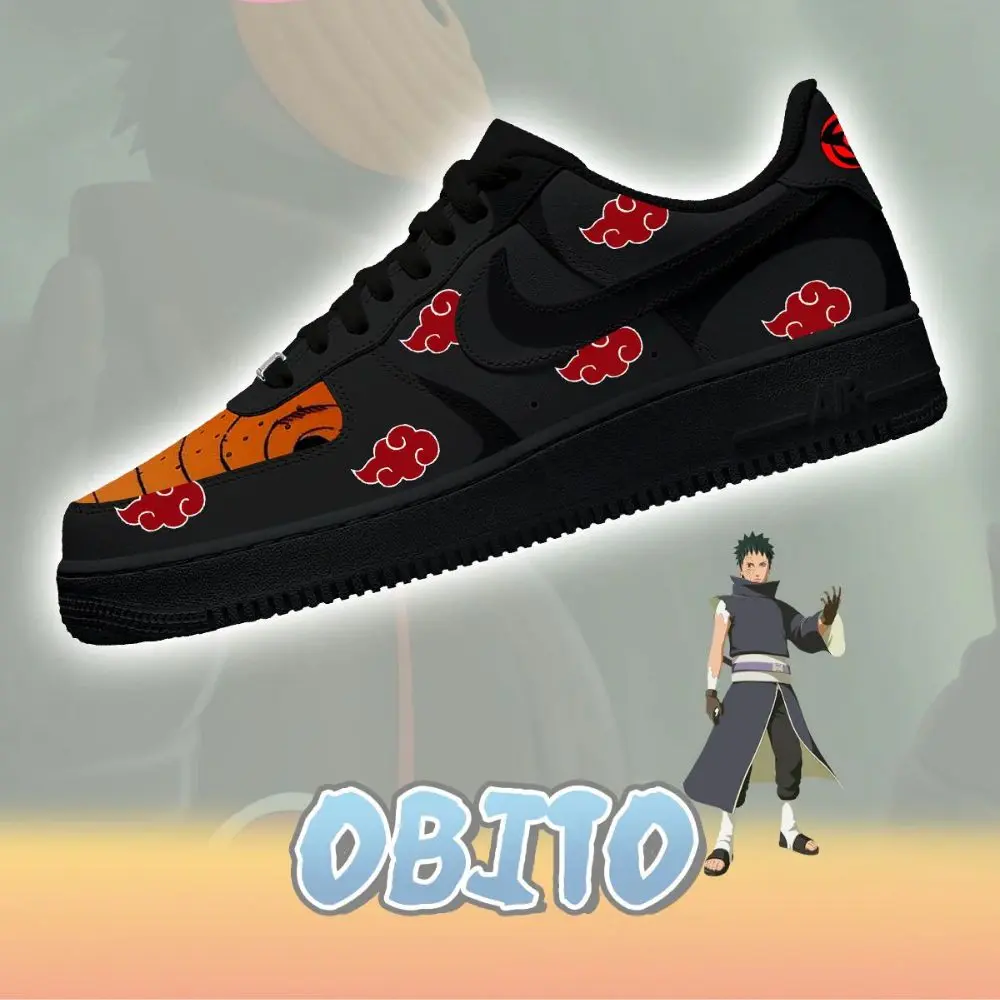 Obito No.1 Naruto Limited Custom Low Top Shoes - Sneakatelier