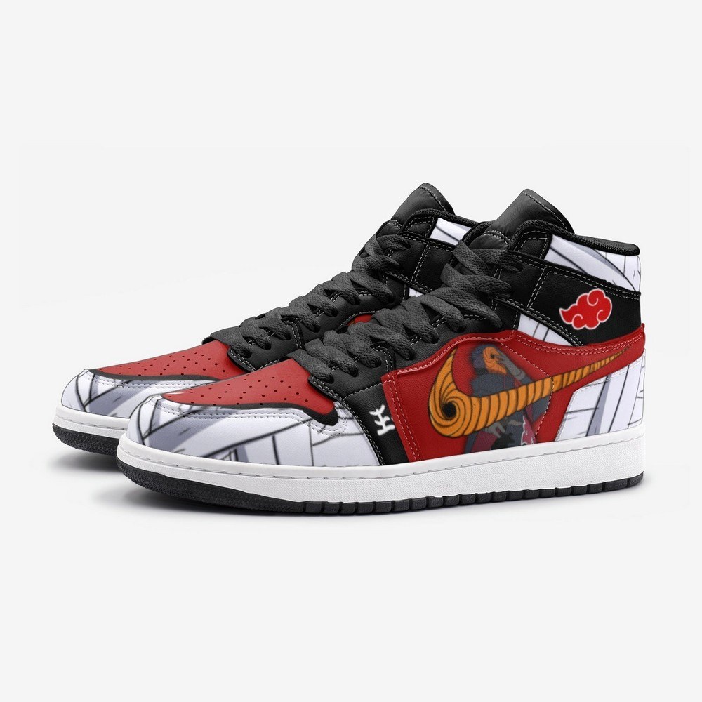 Obito Tobi Clan Reveal Ninja J1 High Top Shoes - Shoesmates Obito Tobi Clan Reveal Ninja J1 High Top Shoes - Sneakatelier Sneakatelier