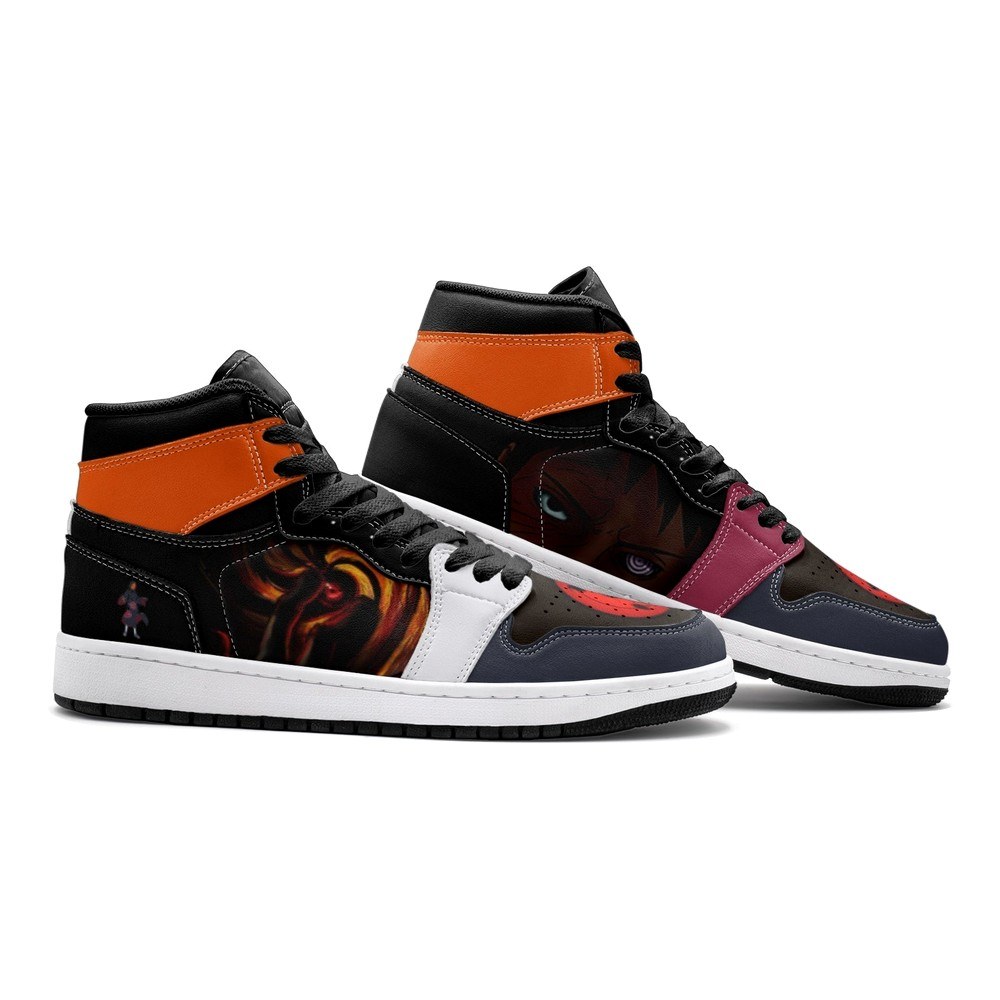 Obito Uchicha Ninja J1 High Top Shoes - Sneakatelier