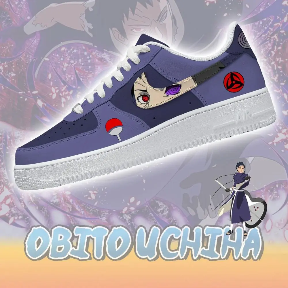 Obito Uchiha Naruto Limited Custom Low Top Shoes - Sneakatelier