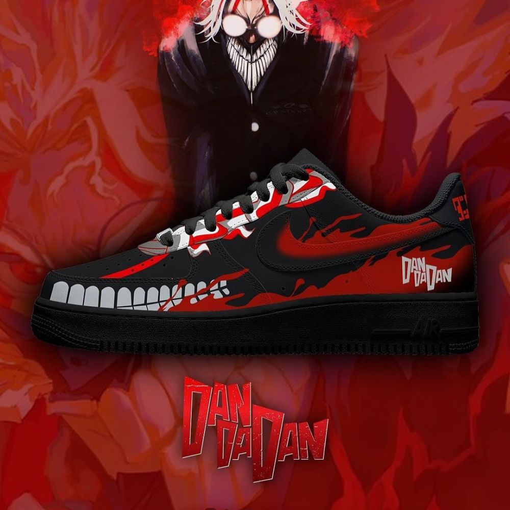 Okarun No.1 Dan Da Dan AF1 Shoes - Shoesmates Okarun No.1 Dan Da Dan AF1 Shoes - Sneakatelier Sneakatelier