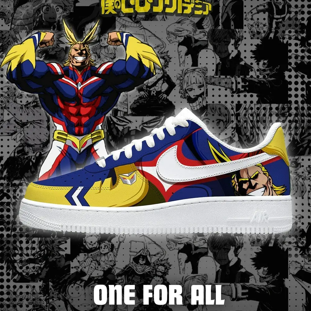 One For All My Hero Academia New Low Top Shoes - Shoesmates One For All My Hero Academia New Low Top Shoes - Sneakatelier Sneakatelier