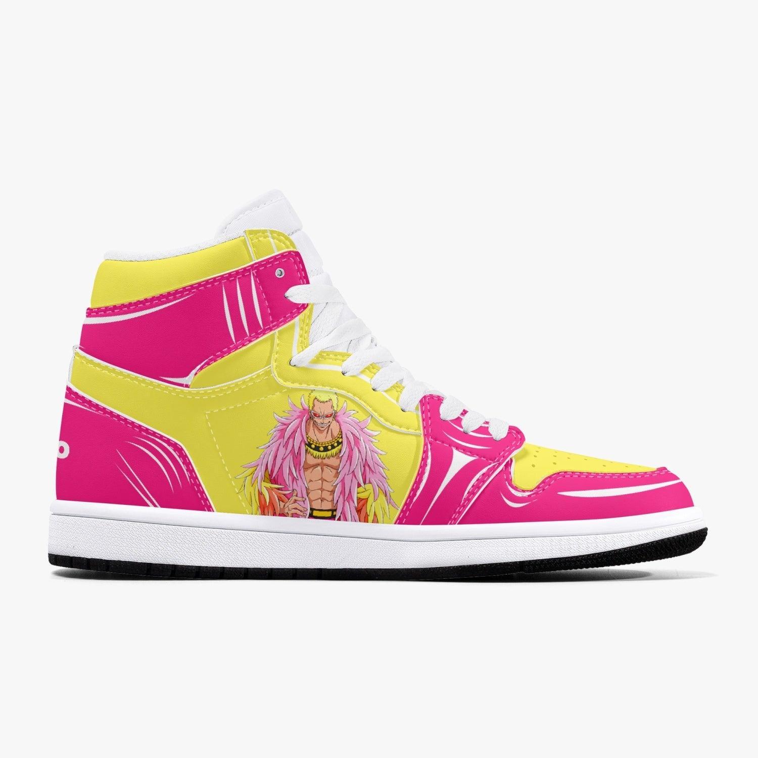 One Piece Donquixote Doflamingo AJ1 High Top Shoes - Shoesmates One Piece Donquixote Doflamingo AJ1 High Top Shoes - Sneakatelier Sneakatelier