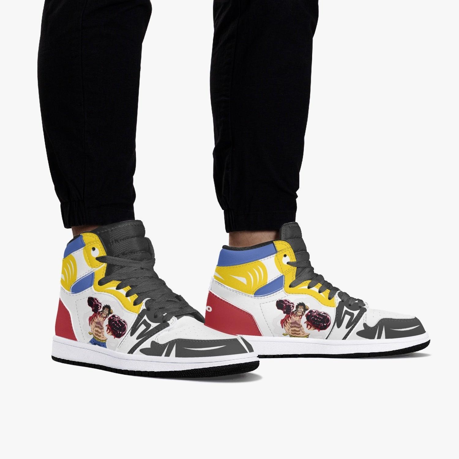 One Piece Luffy Gear 5 AJ1 High Top Shoes V2 - Shoesmates One Piece Luffy Gear 5 AJ1 High Top Shoes V2 - Sneakatelier Sneakatelier