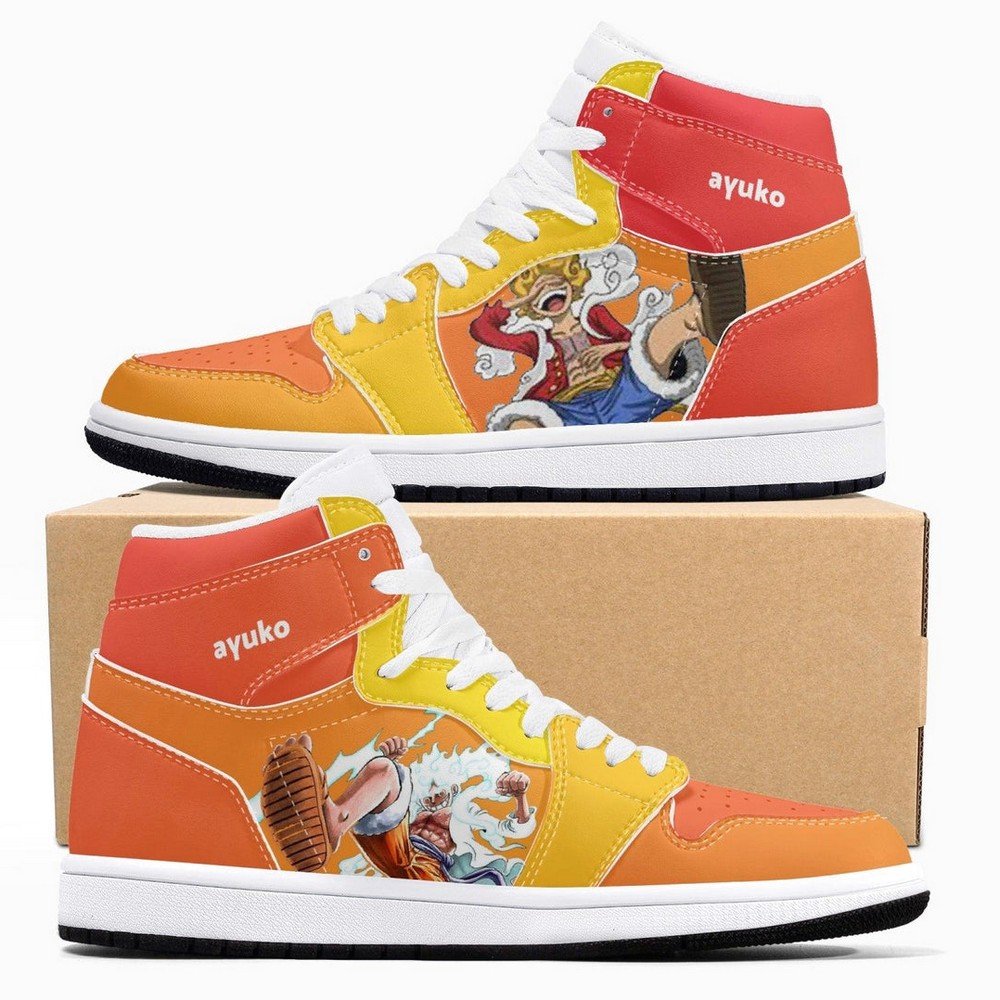 One Piece Luffy Gear 5 AJ1 Shoes - Sneakatelier