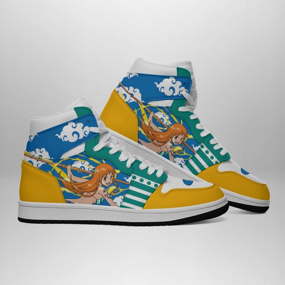 One Piece Nami AJ1 Shoes - Shoesmates One Piece Nami AJ1 Shoes - Sneakatelier Sneakatelier