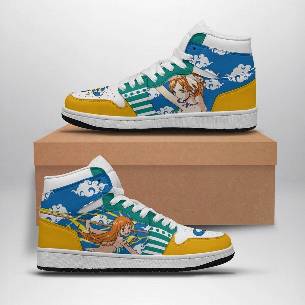 One Piece Nami AJ1 Shoes - Shoesmates One Piece Nami AJ1 Shoes - Sneakatelier Sneakatelier