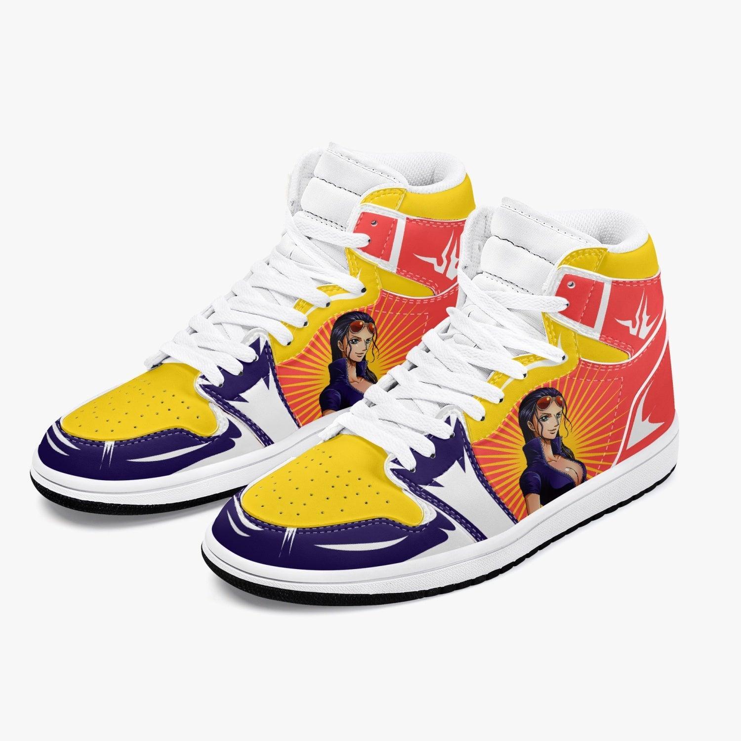 One Piece Nico Robin AJ1 High Top Shoes - Sneakatelier