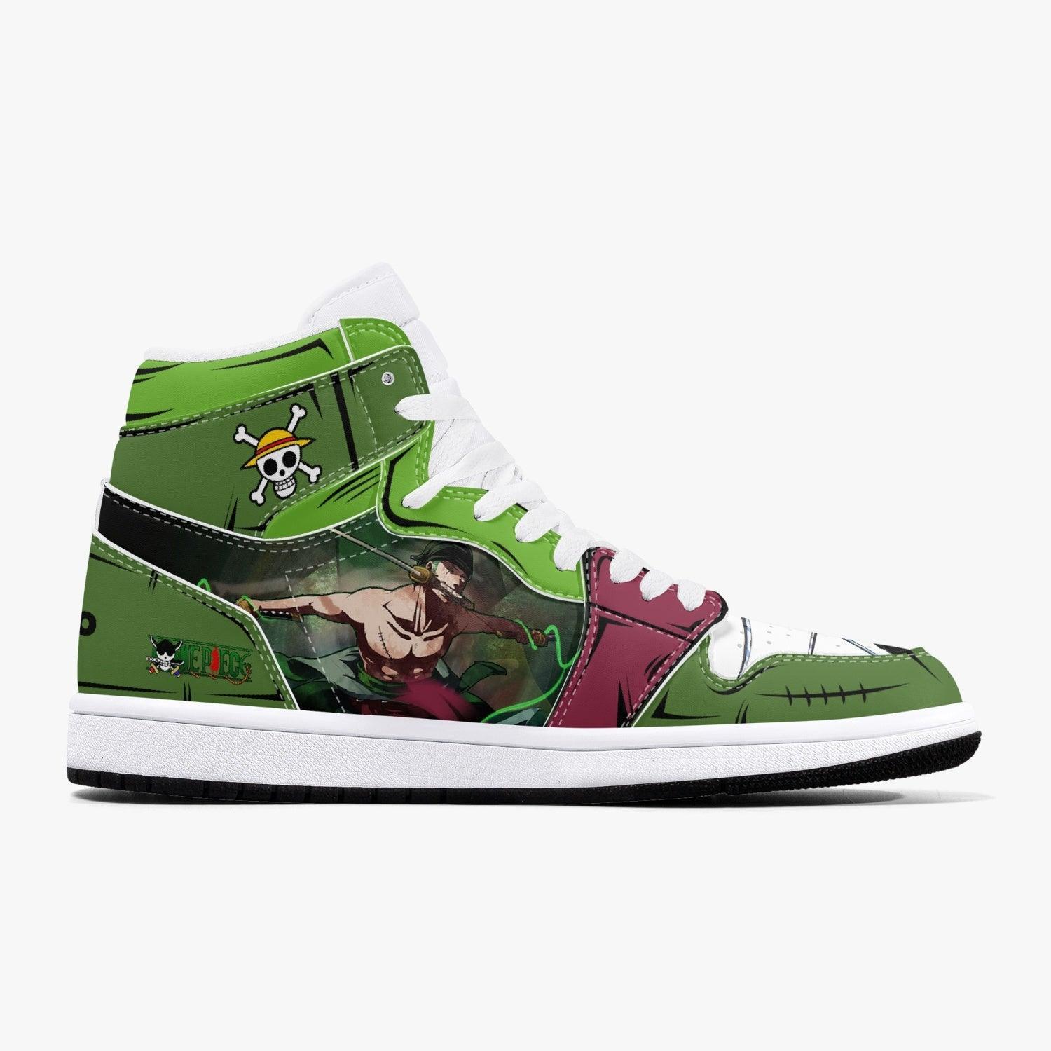 One Piece Roronoa Zoro Santoryu Three Swords AJ1 High Top Shoes - Shoesmates One Piece Roronoa Zoro Santoryu Three Swords AJ1 High Top Shoes - Sneakatelier Sneakatelier