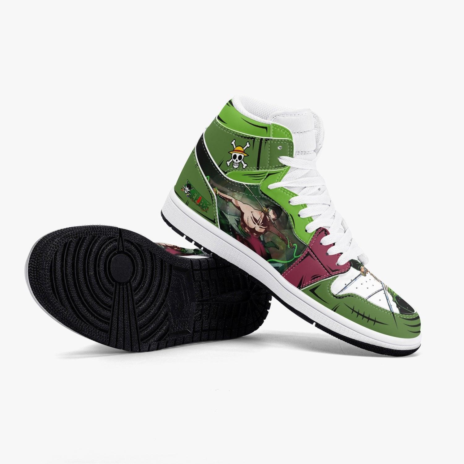 One Piece Roronoa Zoro Santoryu Three Swords AJ1 High Top Shoes - Shoesmates One Piece Roronoa Zoro Santoryu Three Swords AJ1 High Top Shoes - Sneakatelier Sneakatelier