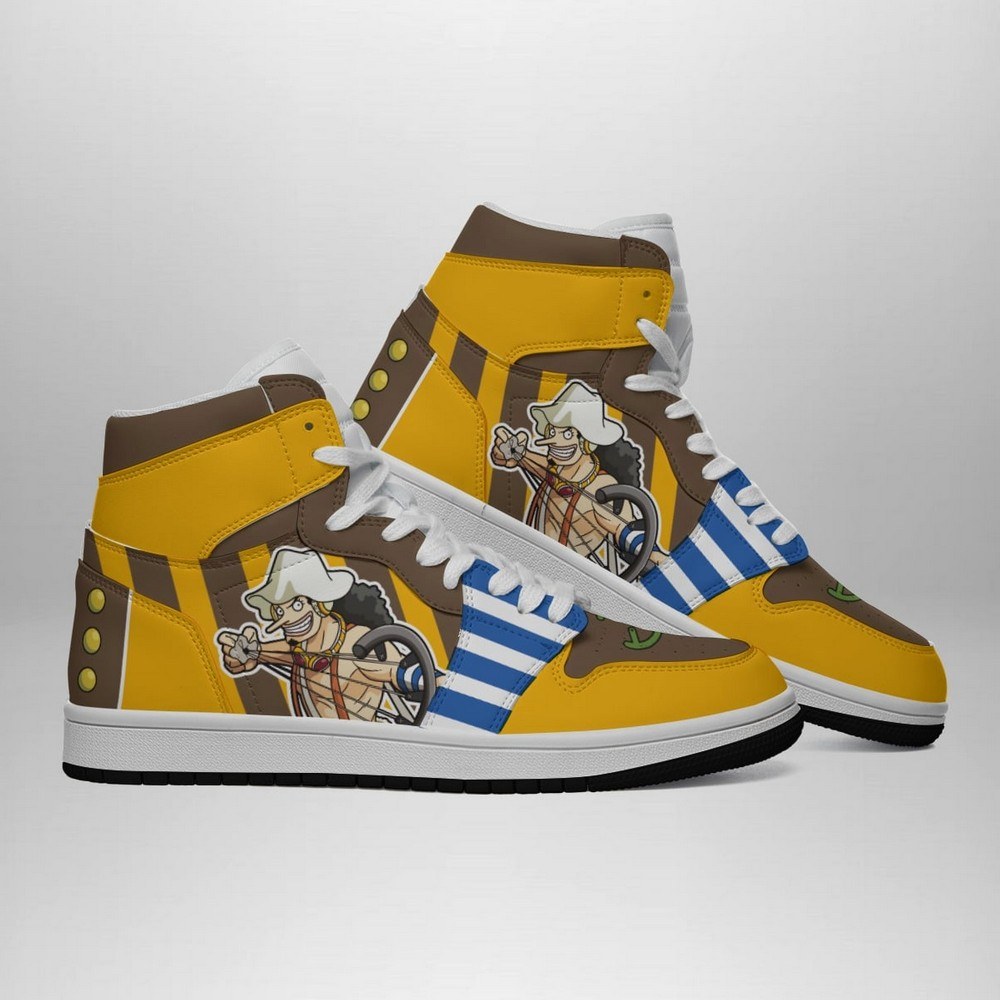 One Piece Usopp AJ1 Shoes - Shoesmates One Piece Usopp AJ1 Shoes - Sneakatelier Sneakatelier