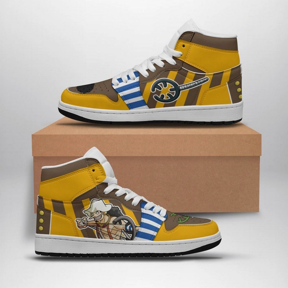 One Piece Usopp AJ1 Shoes - Shoesmates One Piece Usopp AJ1 Shoes - Sneakatelier Sneakatelier