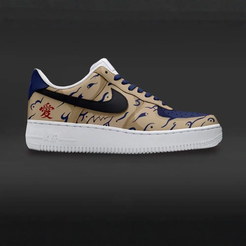 One-Tail Bijuu Shukaku Naruto Edition Low Top Shoes - Sneakatelier