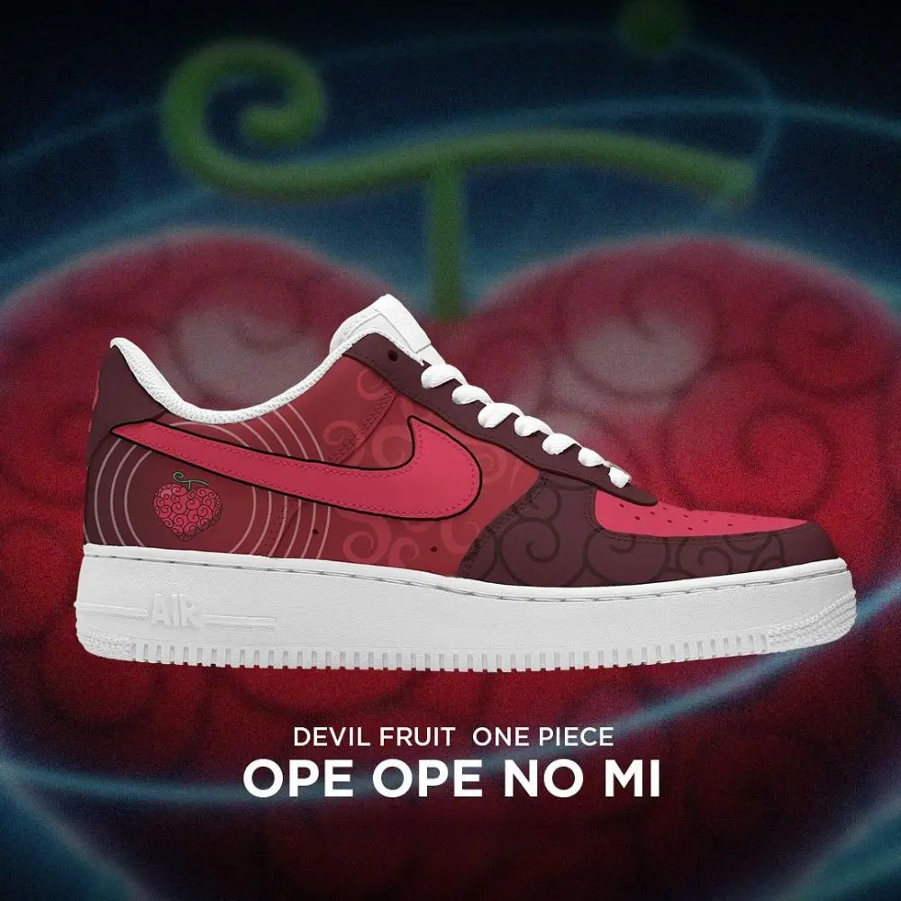 Ope Ope No Mi Devil Fruits One Piece Low Top Shoes - Sneakatelier