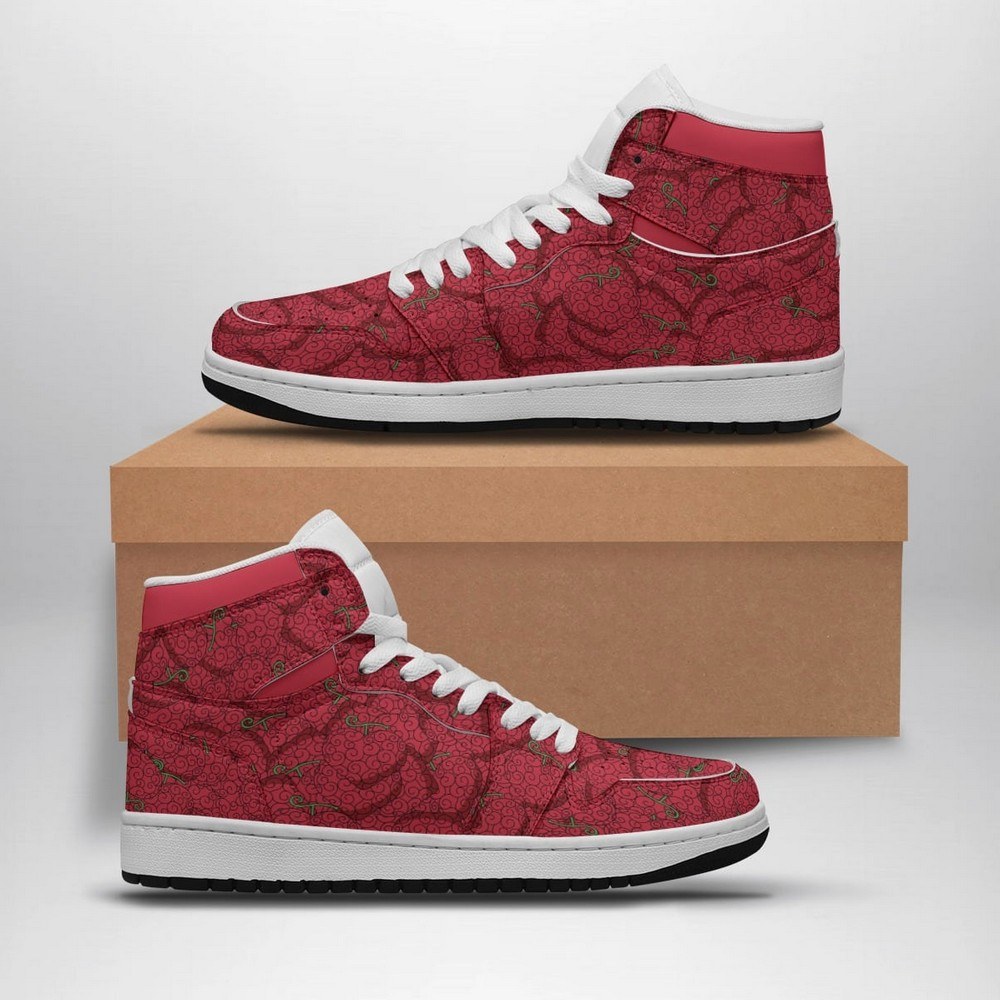 Ope Ope No Mi Pattern One Piece AJ1 Shoes - Sneakatelier