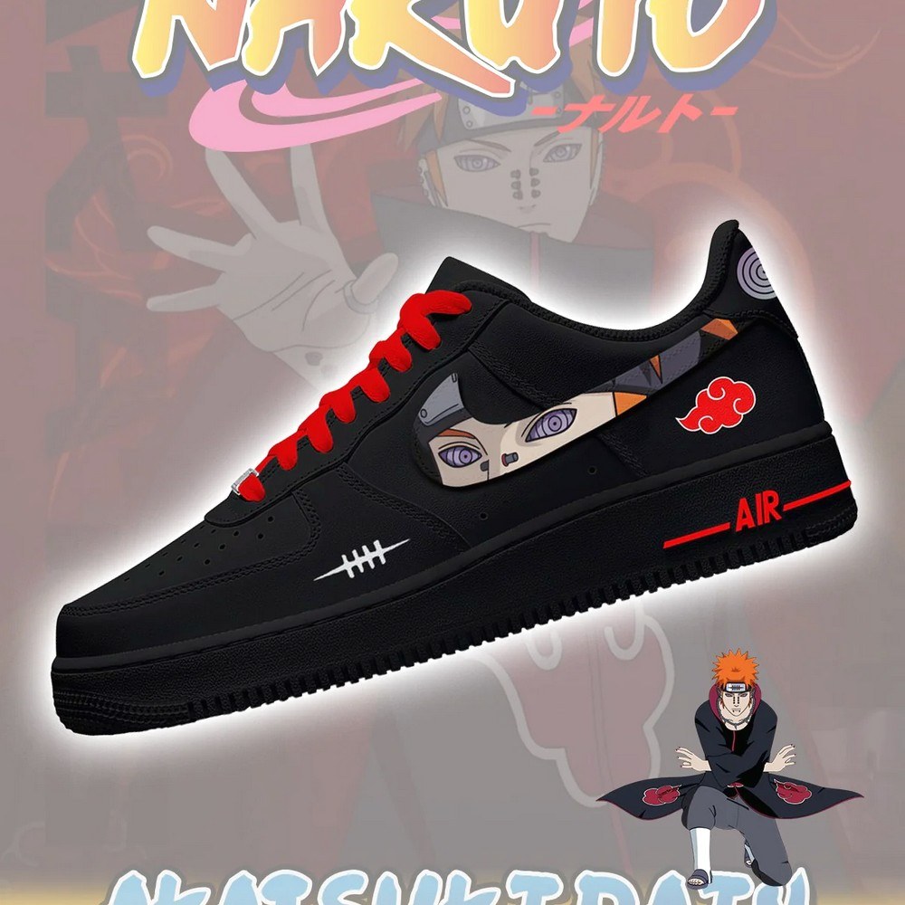 Pain Akatsuki AF1 Shoes - Sneakatelier