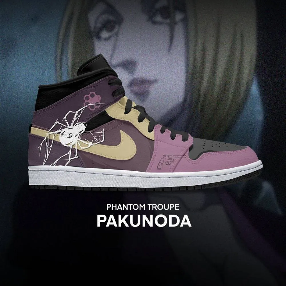 Pakunoda Hunter x Hunter Custom High Top Shoes - Sneakatelier