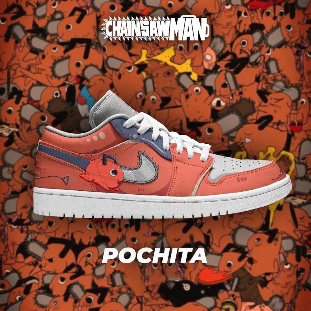 Pochita Chainsaw Man NAF Shoes - Sneakatelier