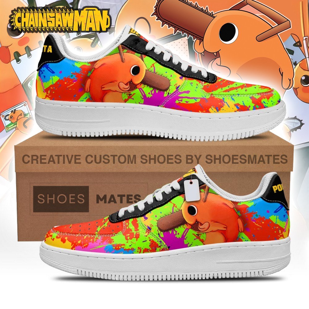 Pochita Chainsaw Man NAF Shoes - Sneakatelier