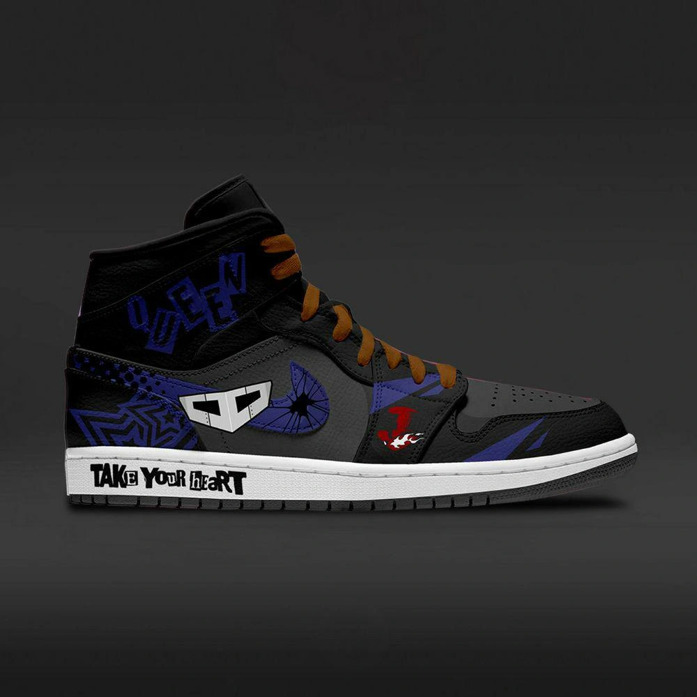 Queen Persona 5 Custom High Top Shoes - Sneakatelier