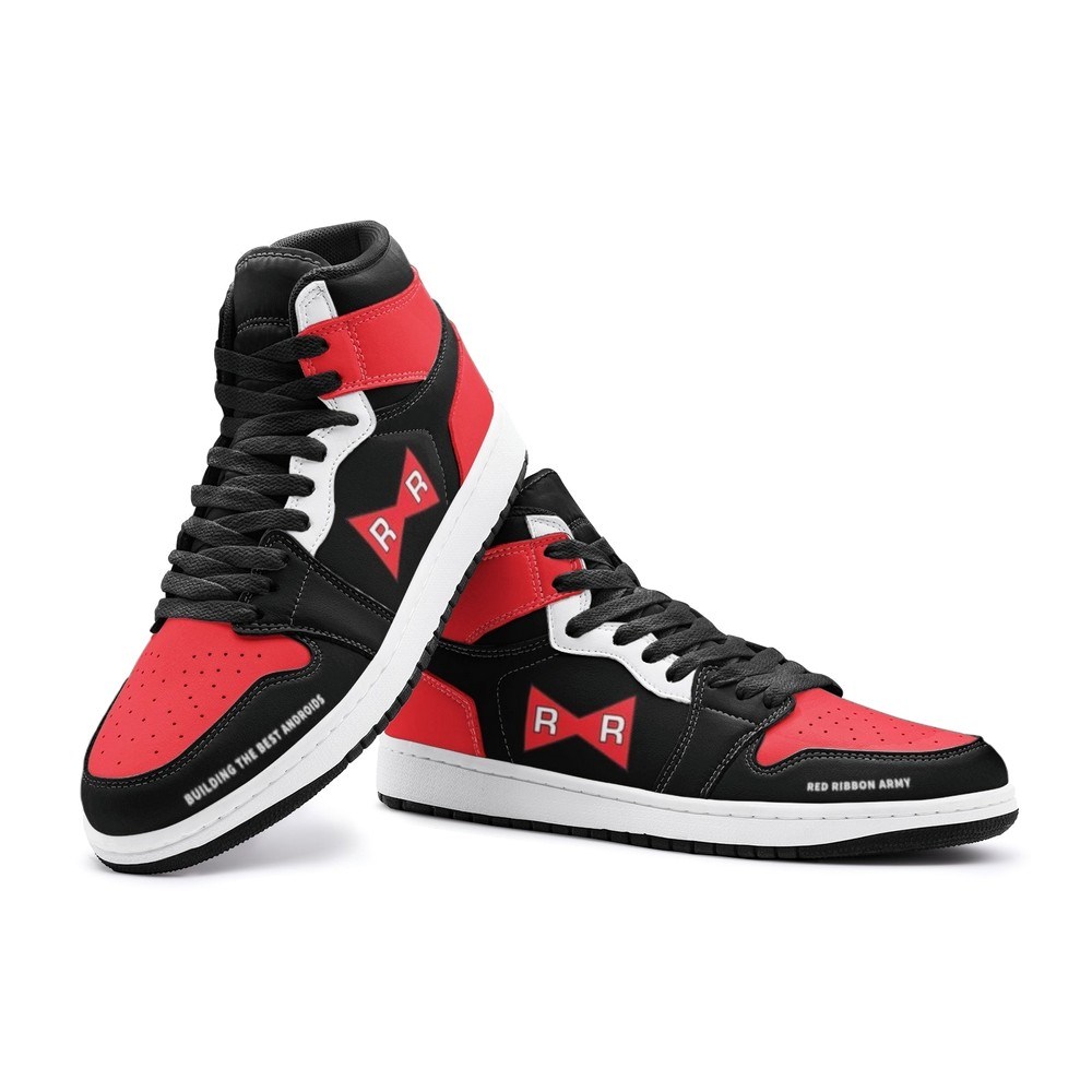 Red Ribbon Dragonball Z Air Jordan 1 High Top Shoes - Shoesmates Red Ribbon Dragonball Z Air Jordan 1 High Top Shoes - Sneakatelier Sneakatelier