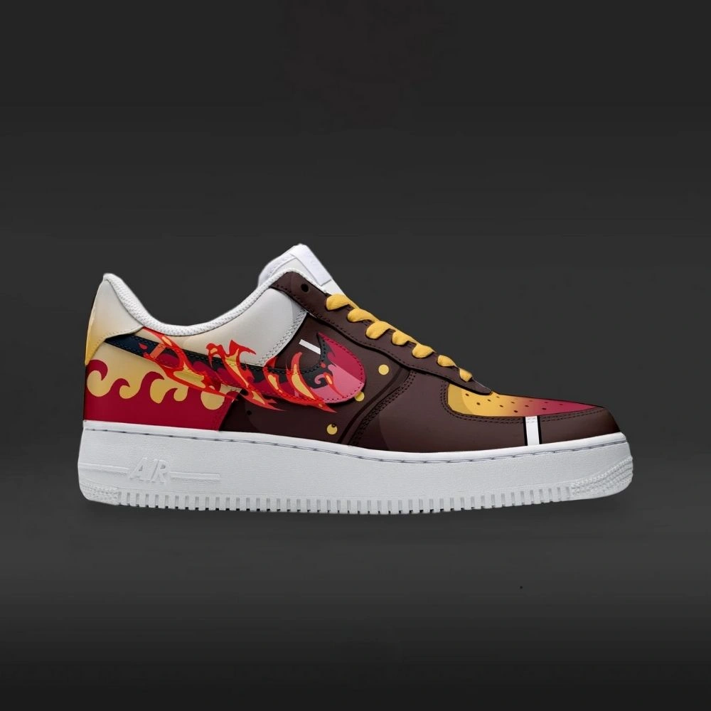 Rengoku Ver.2 Demon Slayer Custom Low Top Shoes - Sneakatelier