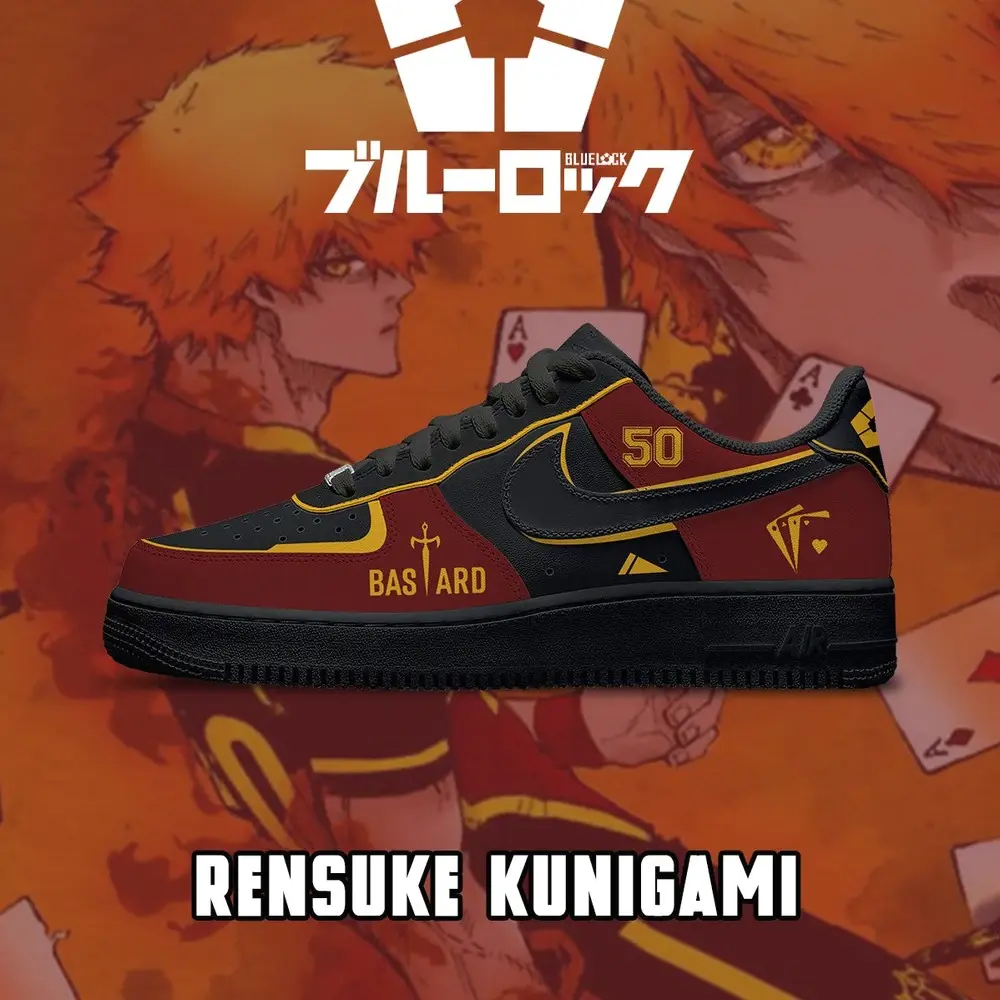 Rensuke Kunigami V.4 Blue Lock Low Top Shoes - Sneakatelier