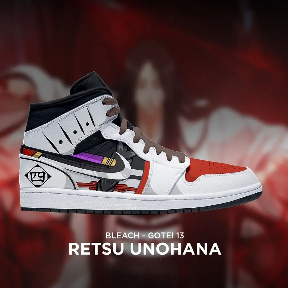 Retsu Unohana Bleach Gotei 13 High Top Shoes - Shoesmates Retsu Unohana Bleach Gotei 13 High Top Shoes - Sneakatelier Sneakatelier