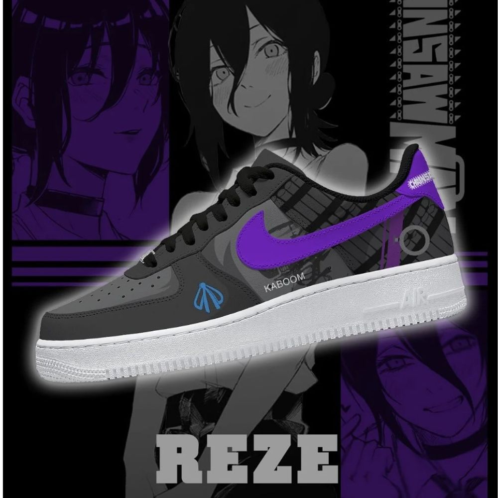 Reze Chainsaw Man AF1 Shoes - Shoesmates Reze Chainsaw Man AF1 Shoes - Sneakatelier Sneakatelier