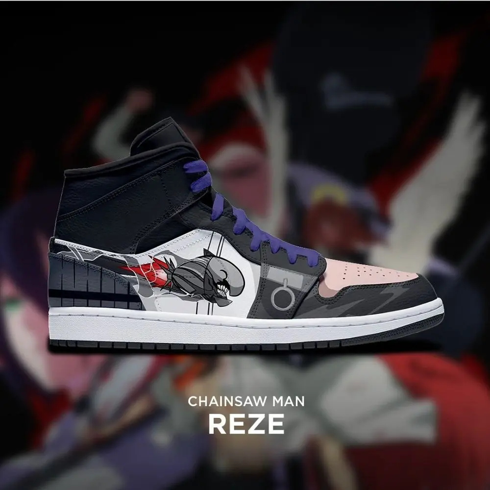 Reze Chainsaw Man Limited High Top Shoes - Sneakatelier