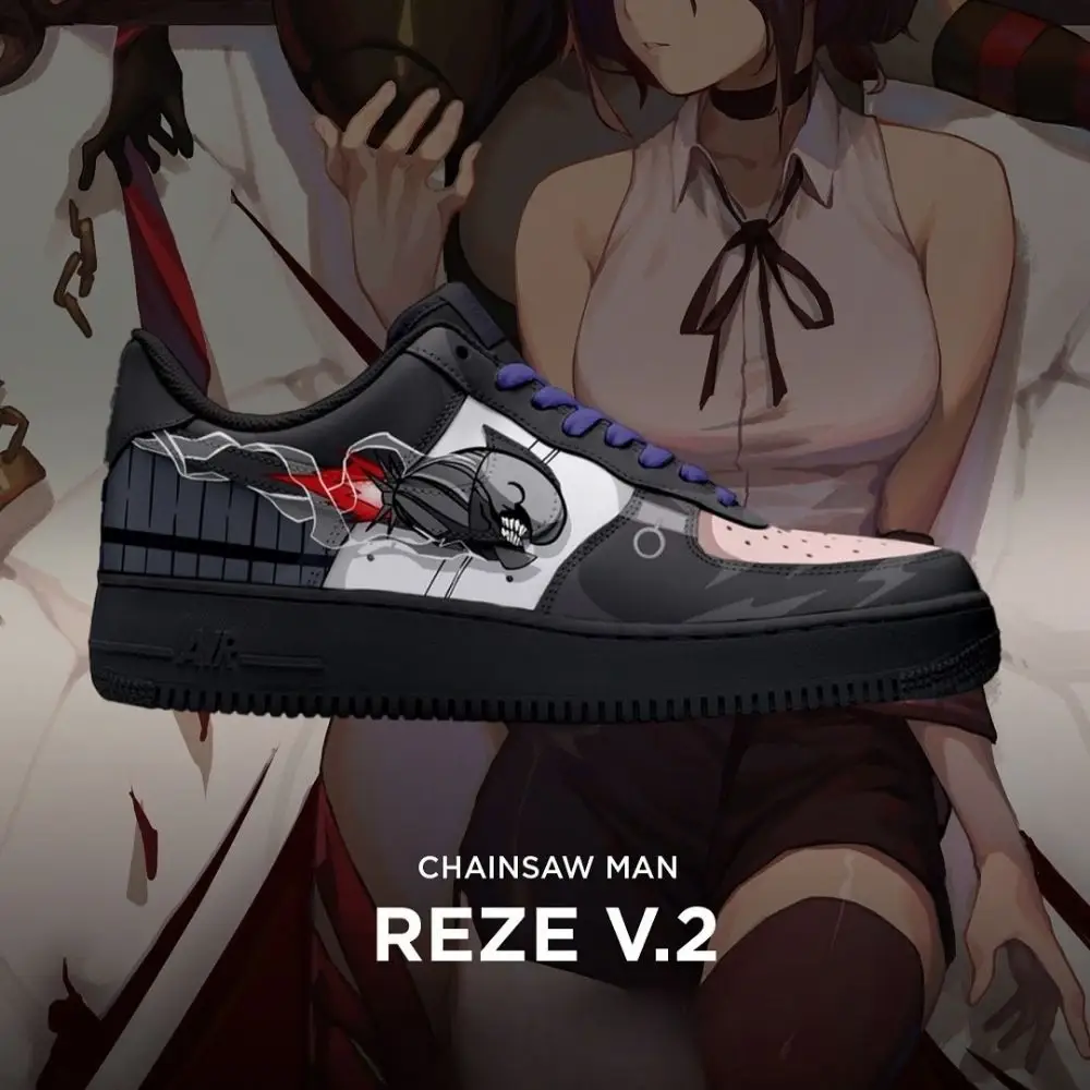 Reze V.2 Chaisaw Man Edition Low Top Shoes - Sneakatelier
