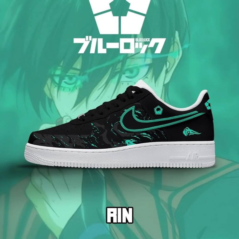 Rin Blue Lock AF1 Shoes - Shoesmates Rin Blue Lock AF1 Shoes - Sneakatelier Sneakatelier