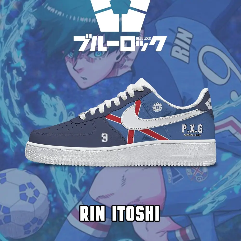 Rin Itoshi V.2 Blue Lock Low Top Shoes - Shoesmates Rin Itoshi V.2 Blue Lock Low Top Shoes - Sneakatelier Sneakatelier