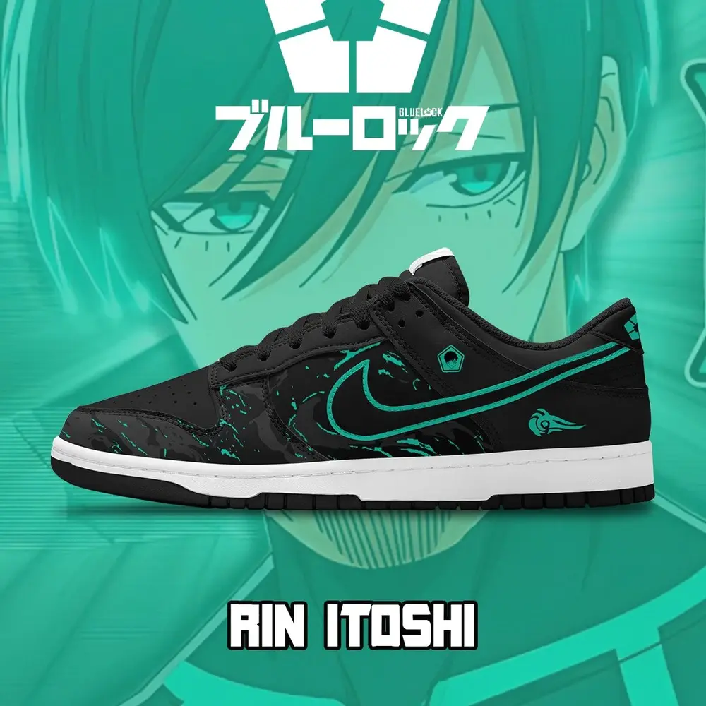 Rin Itoshi V.3 Blue Lock Low Top Shoes - Sneakatelier