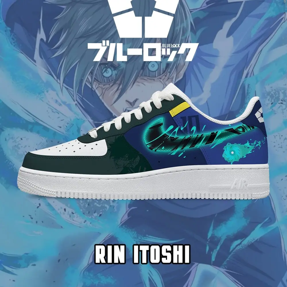 Rin Itoshi V.6 Blue Lock Low Top Shoes - Sneakatelier