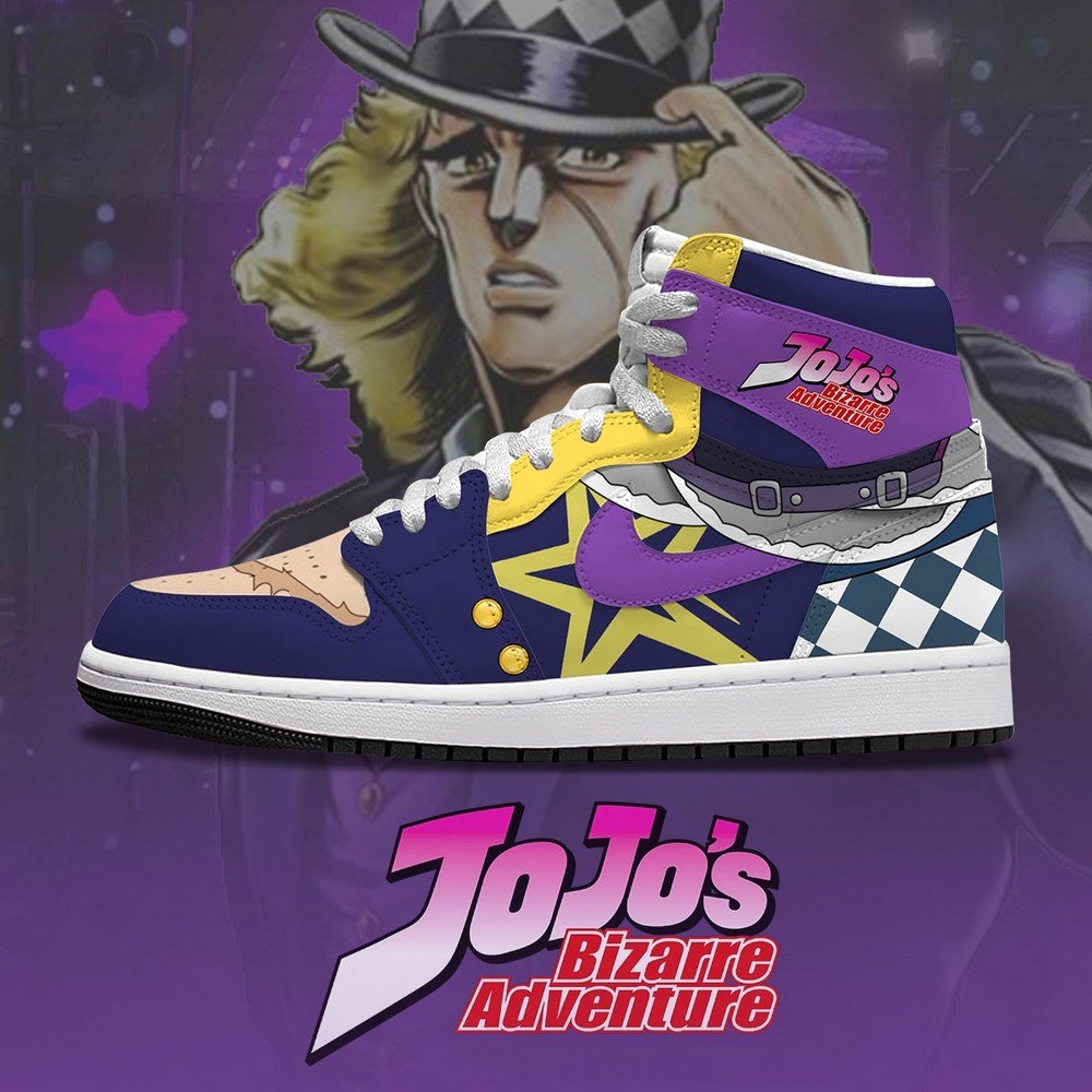 Robert E. O. Speedwagon V.2 Custom High Top Sneakers - Shoesmates Robert E. O. Speedwagon V.2 Custom High Top Sneakers - Sneakatelier Sneakatelier