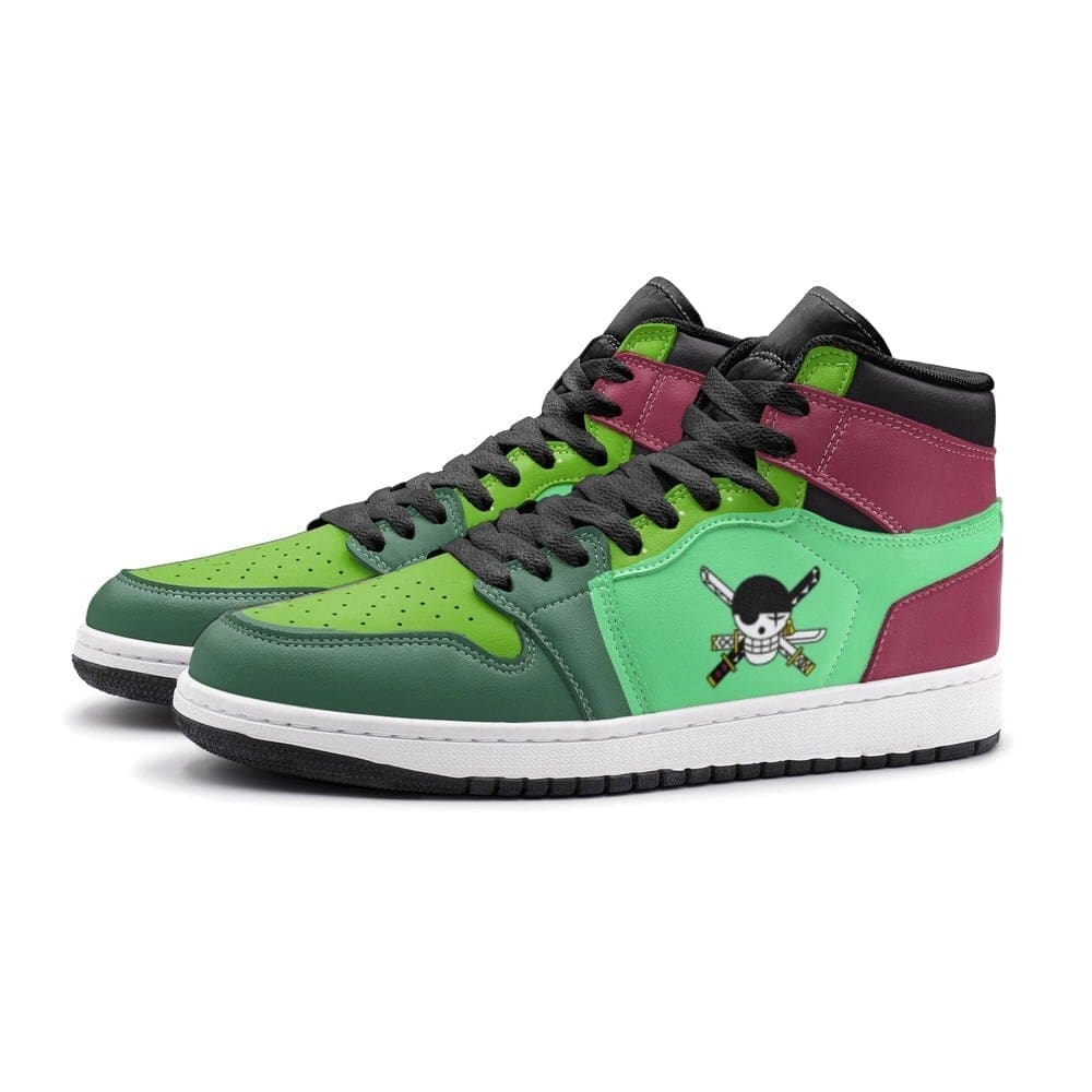 Roronoa Zoro Air Jordan 1 High Top Shoes SMZRAJ1 - Shoesmates Roronoa Zoro Air Jordan 1 High Top Shoes SMZRAJ1 - Sneakatelier Sneakatelier